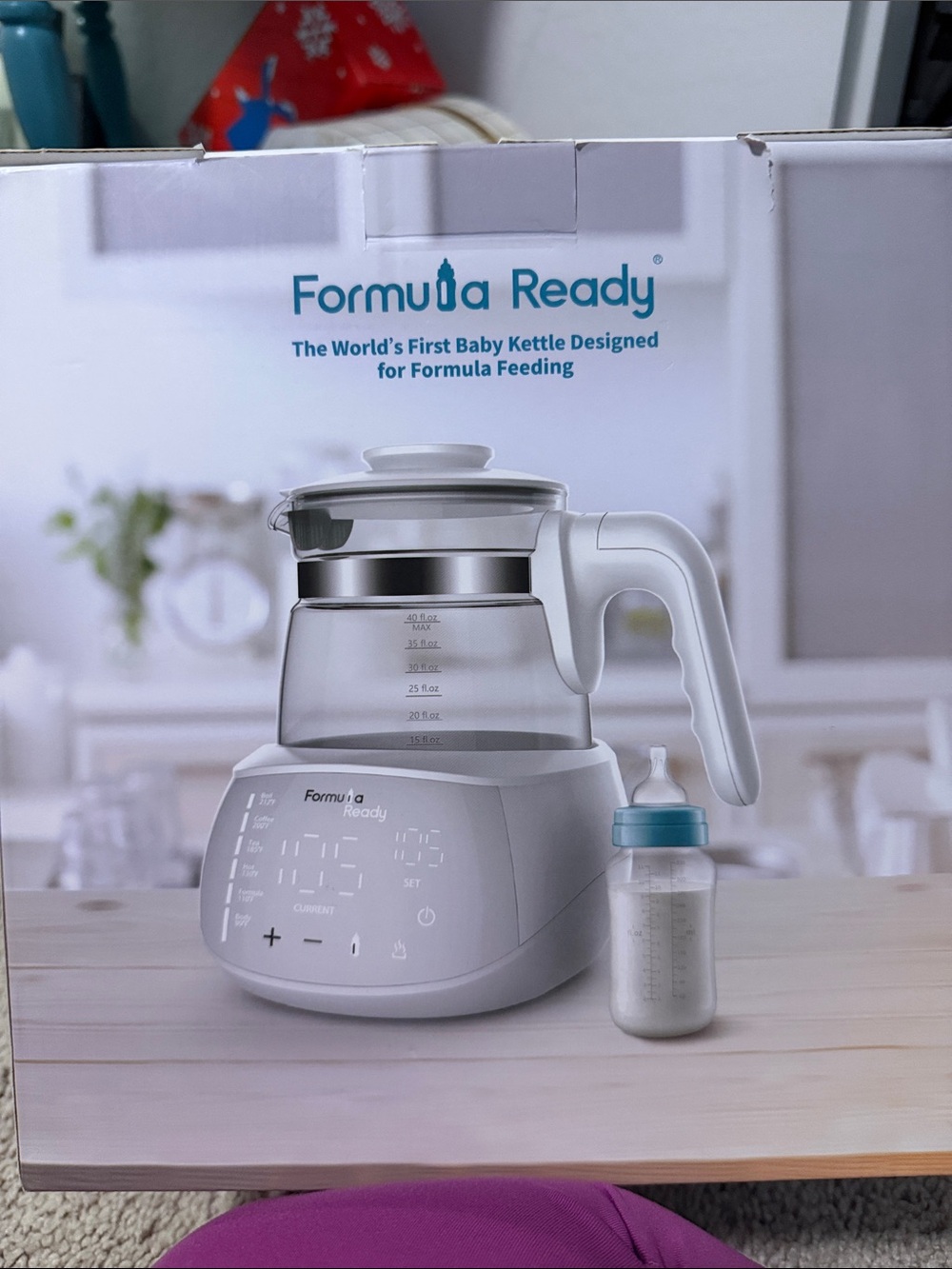 Electric Baby Kettle in White